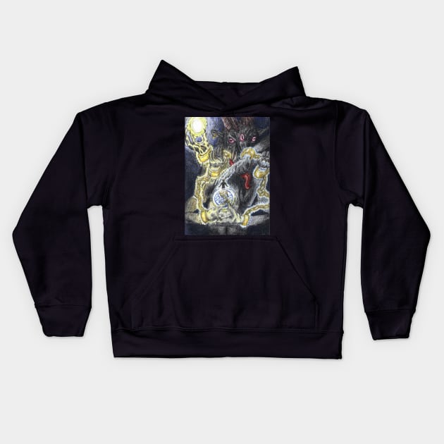 Diluted Light Kids Hoodie by Mr. Leon Artwork